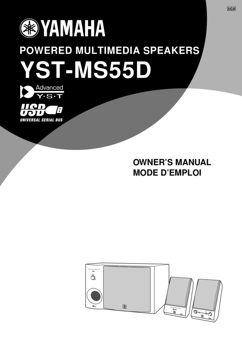 Yamaha YST-MS55D User manual