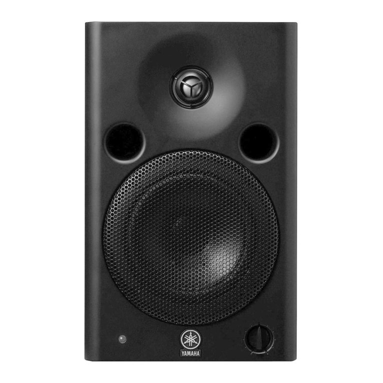Yamaha MSP5 - Speaker - 67 Watt owner's manual