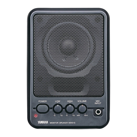 Yamaha MS101II User manual