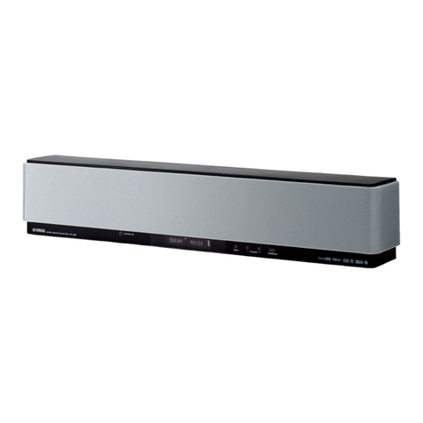 Yamaha YSP 800 - Digital Sound Projector Five CH... User manual