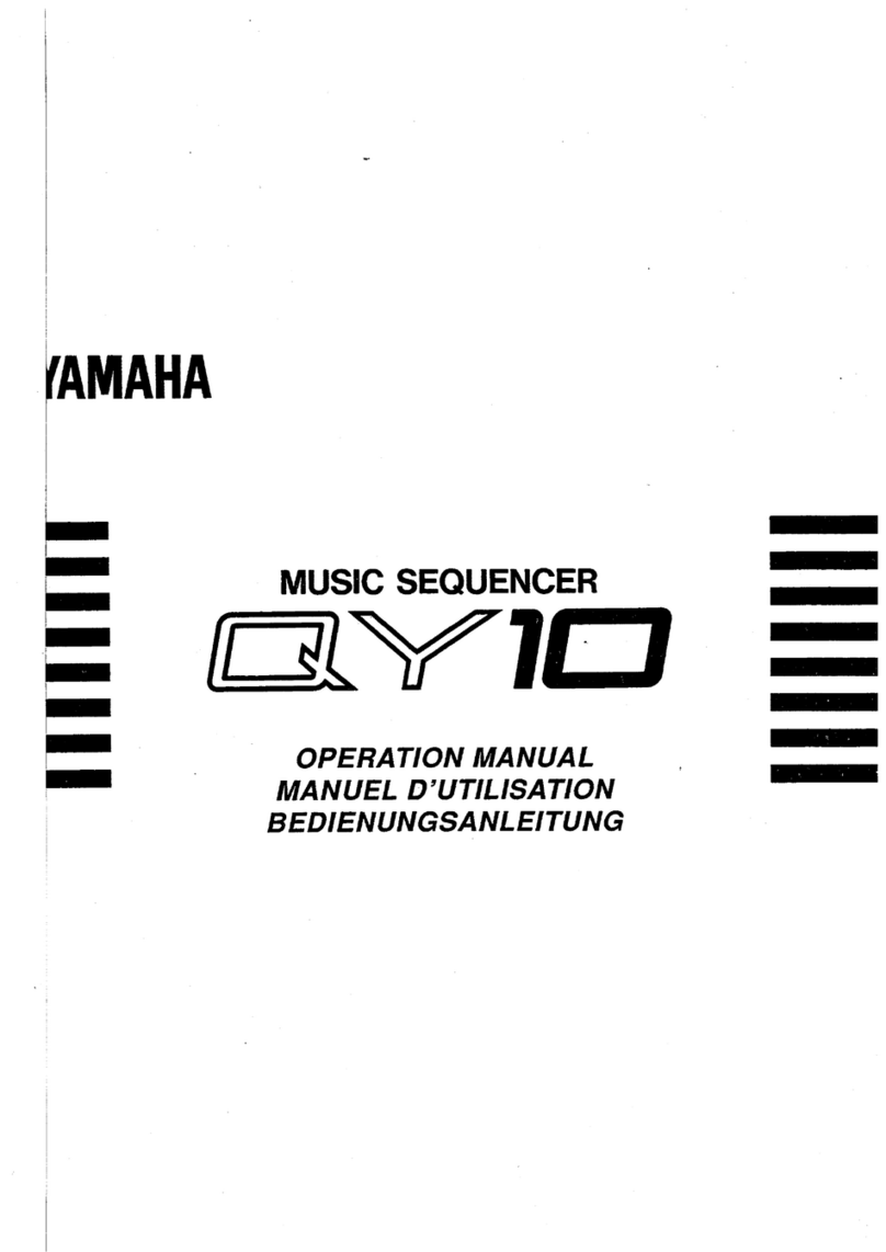 Yamaha QY10 Operation manual