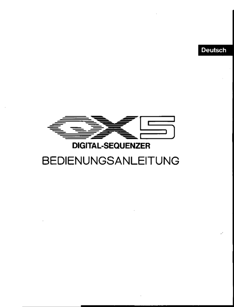 Yamaha QX5 User manual