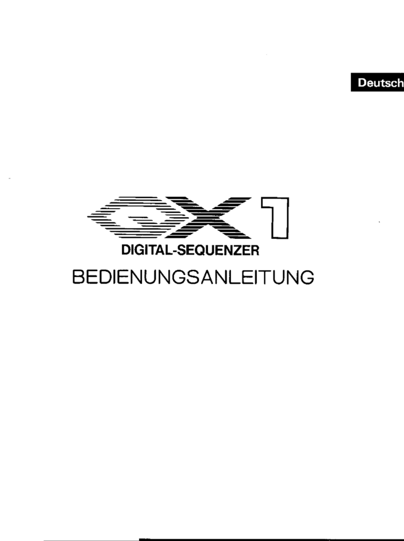 Yamaha QX1 User manual