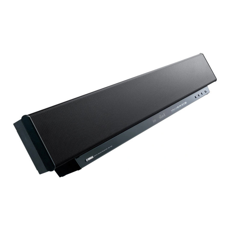 Yamaha YSP 1100 - Digital Sound Projector Five CH... User manual