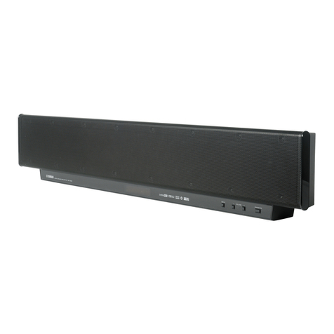 Yamaha YSP 1000 - Digital Sound Projector Five CH... User manual