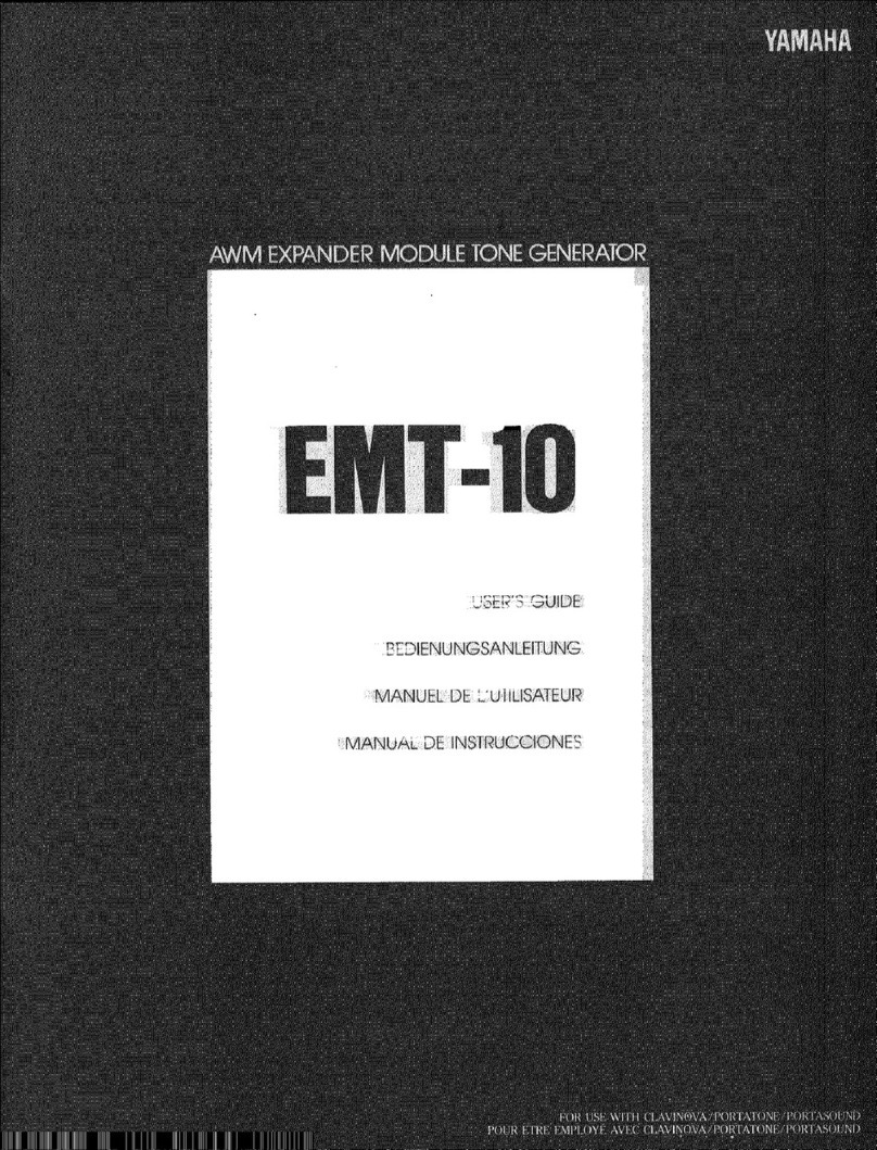 Yamaha EMT-10 User manual