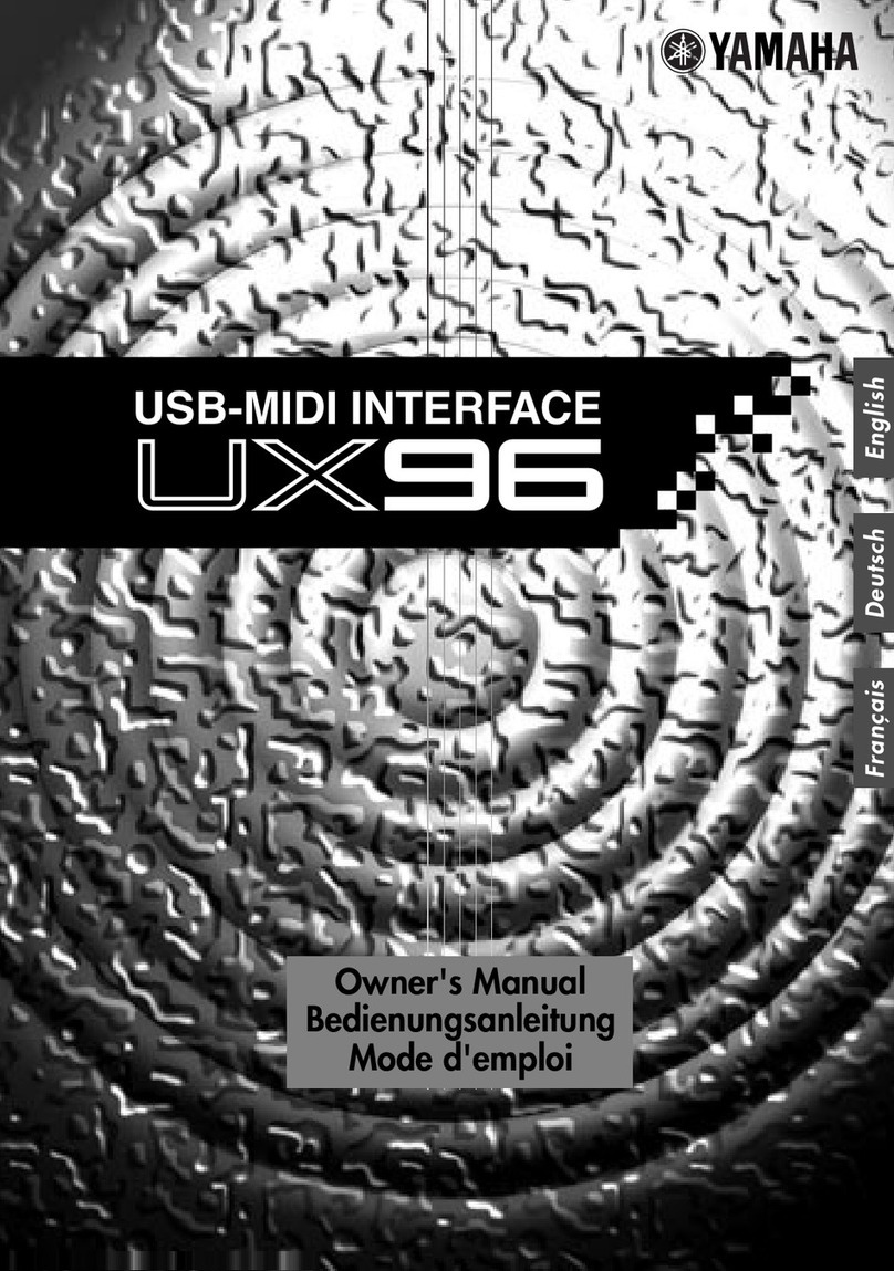 Yamaha UX96 User manual Yamaha UX96 User manual