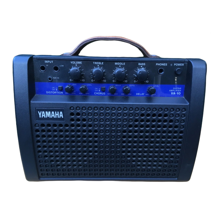 Yamaha VA-10 owner's manual