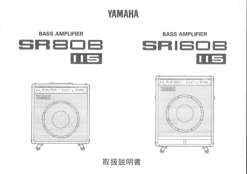 Yamaha SR80B User manual