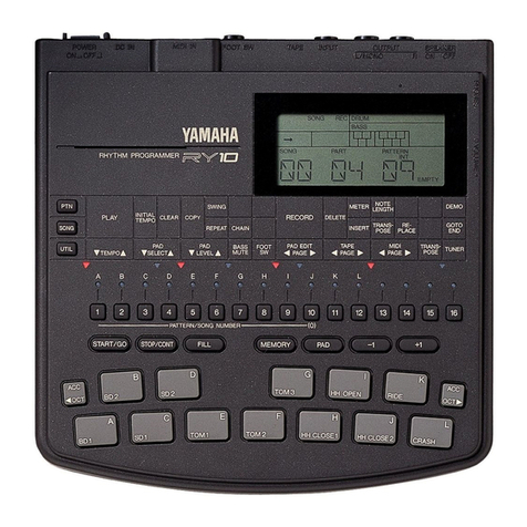 Yamaha RY10 owner's manual