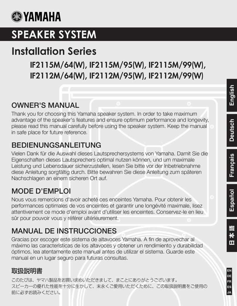 Yamaha IF2115M User manual