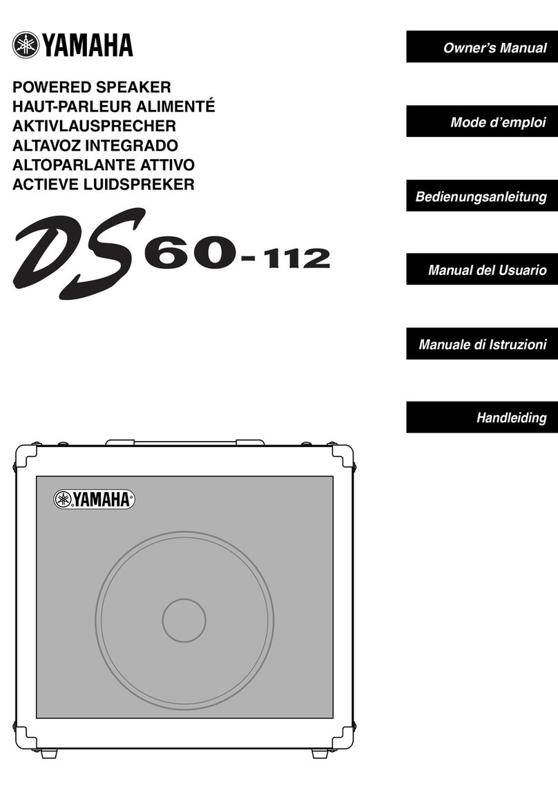 Yamaha DS60-112 owner's manual
