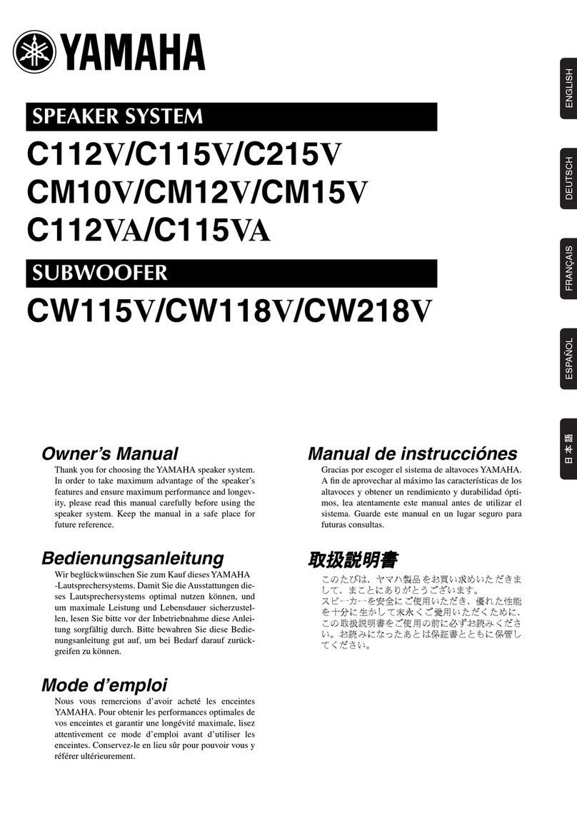 Yamaha C112V User manual