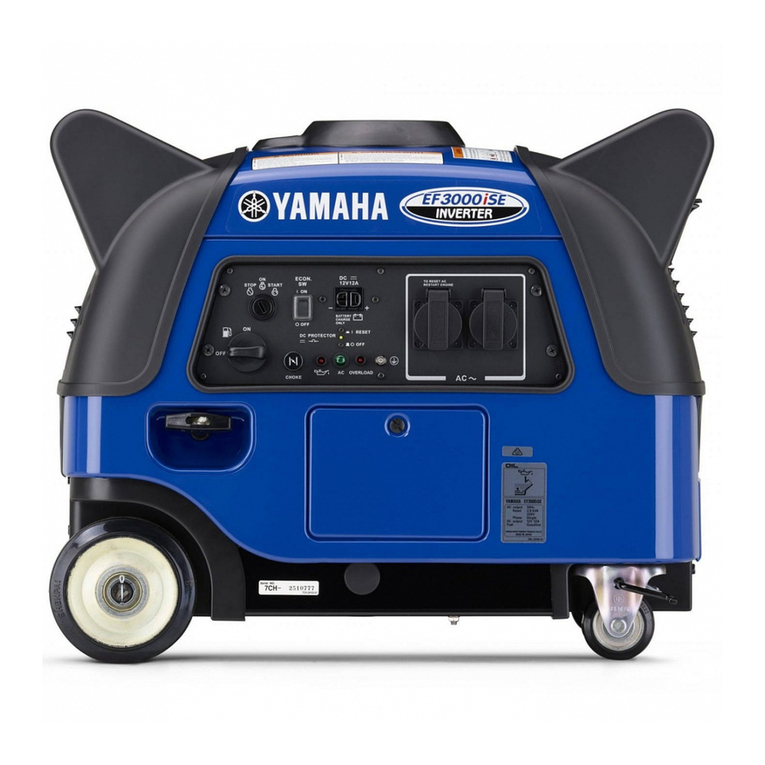 Yamaha EF3000iSE - Inverter Generator - 3000 Maximum AC... owner's manual