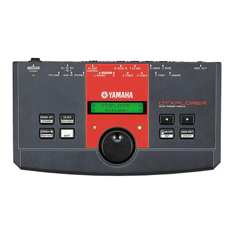 Yamaha DTXPLORER Drum Trigger Module DTXPLORER User manual