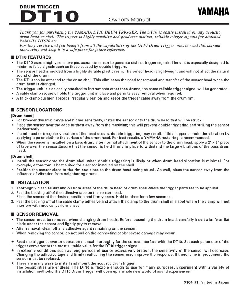 Yamaha DTS70 User manual