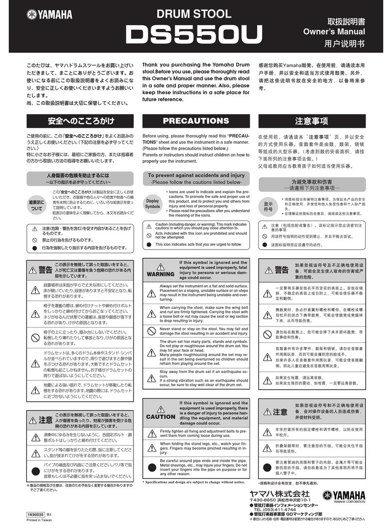 Yamaha DS550U User manual