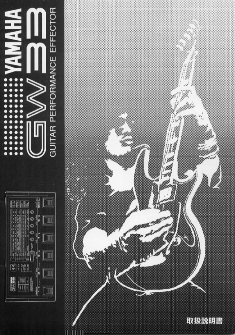 Yamaha GW33 User manual