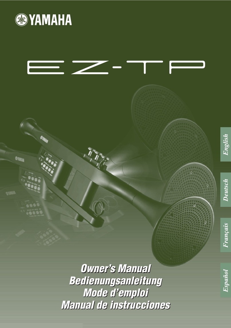 Yamaha EZ-TP Setup guide