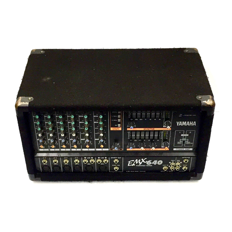 Yamaha EMX640 User manual