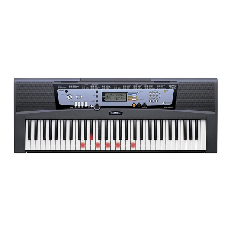 Yamaha Portatone EZ-200 User manual