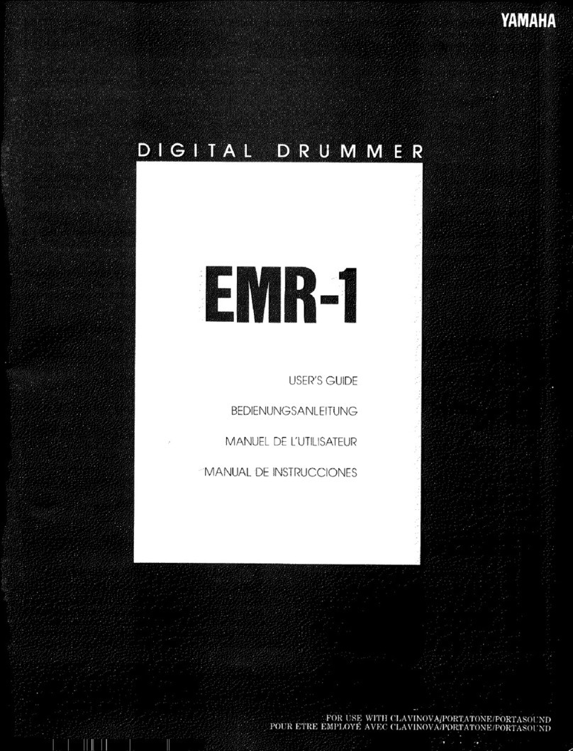 Yamaha EMR-1 User manual