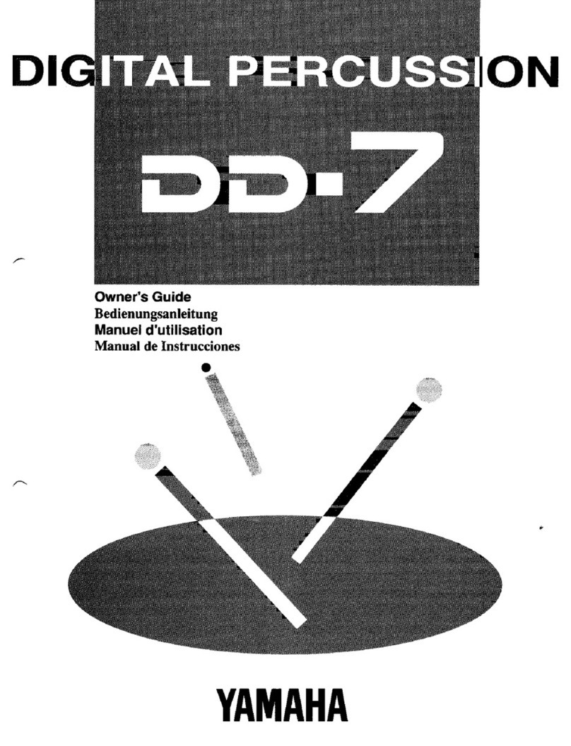 Yamaha DD-7 User manual