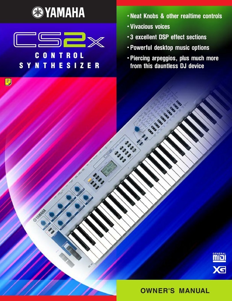 Yamaha CS2x User manual