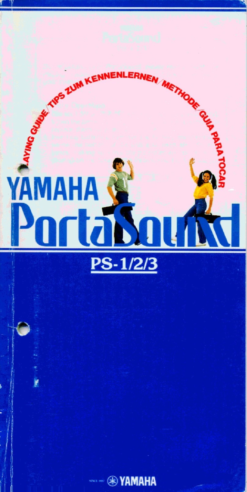 Yamaha PortaSound PS-1 User manual