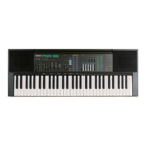 Yamaha PortaTone PSR-36 User manual