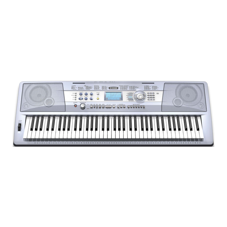 Yamaha Portatone PSR-292 owner's manual