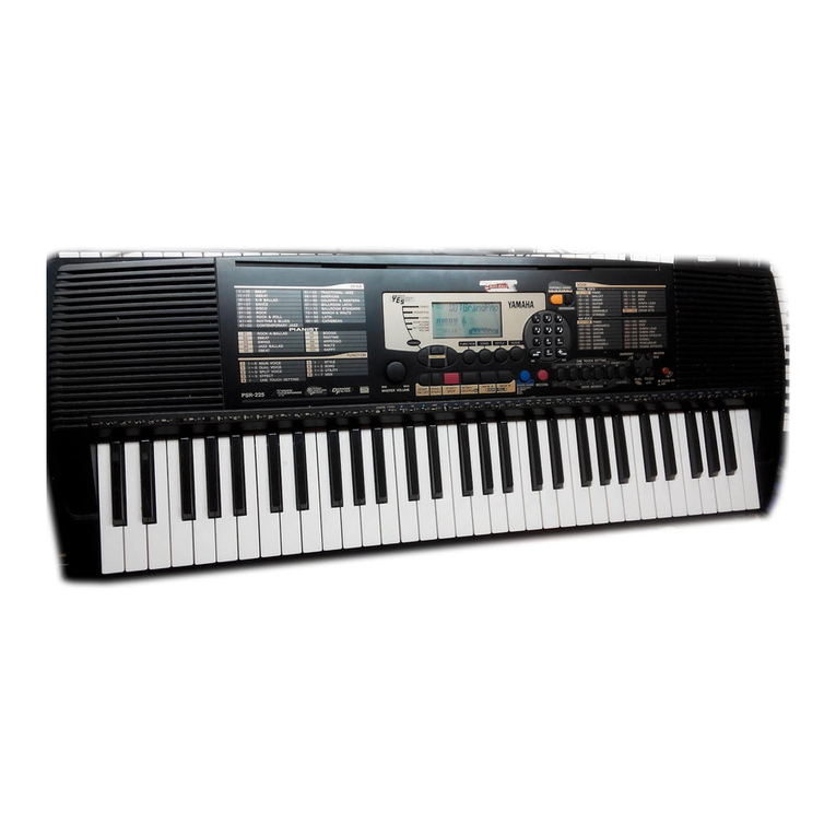 Yamaha Portatone PSR-225 owner's manual