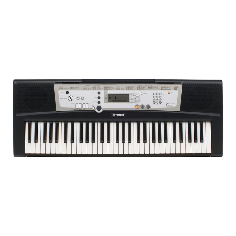 Yamaha PSR - E203 User manual