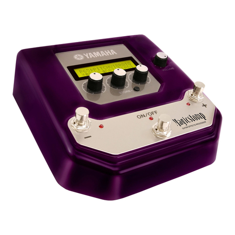 Yamaha MAgicstomp Guitar Effects Professor User manual