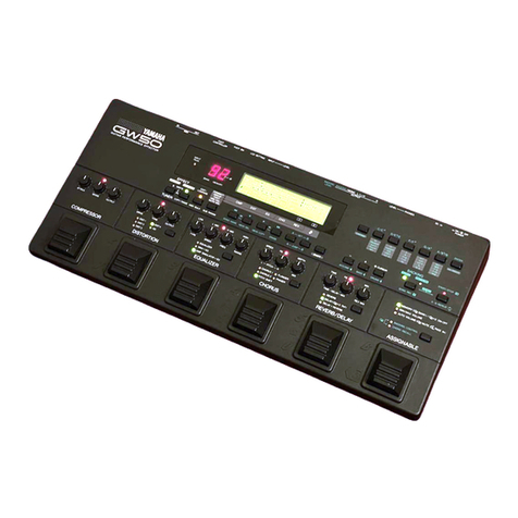 Yamaha GW50 User manual