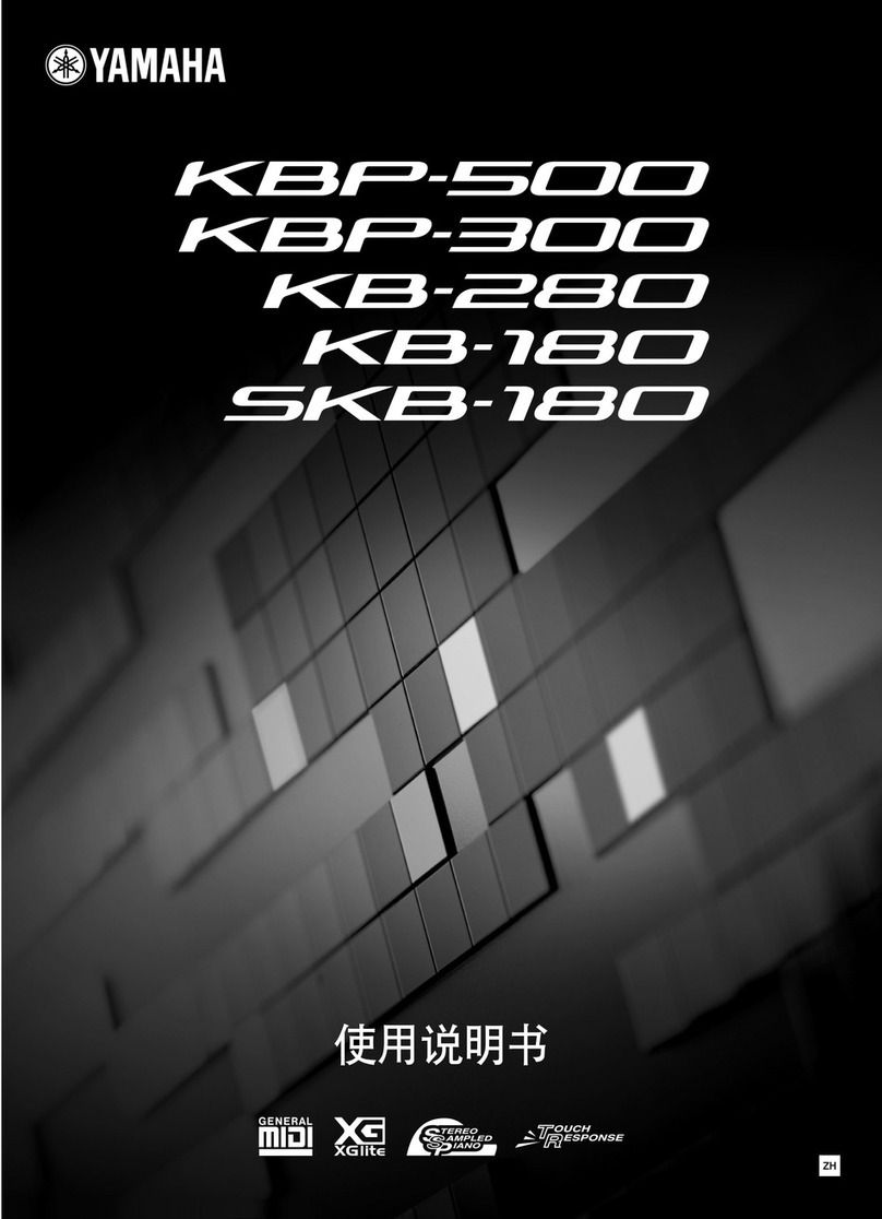 Yamaha KB-180 User manual