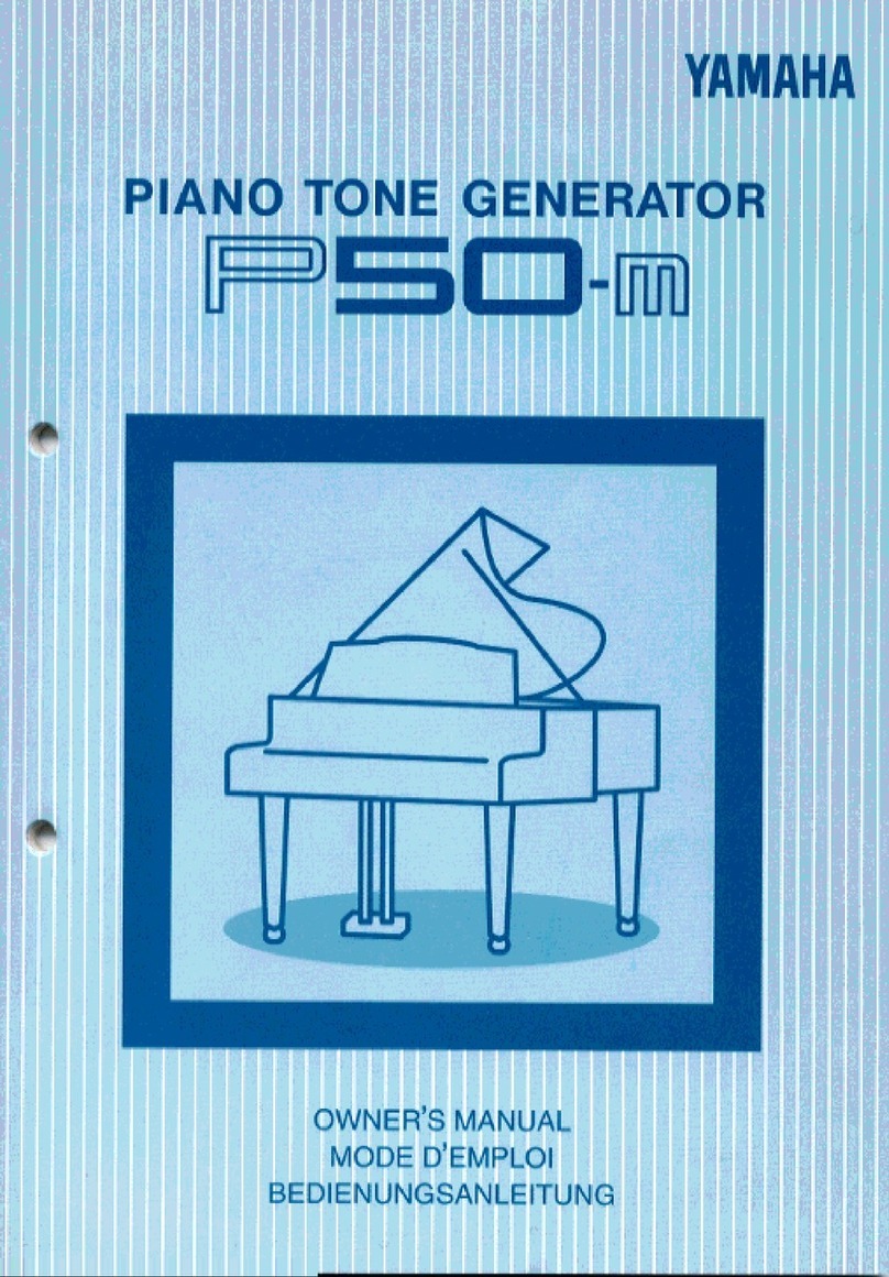 Yamaha P50-m owner's manual