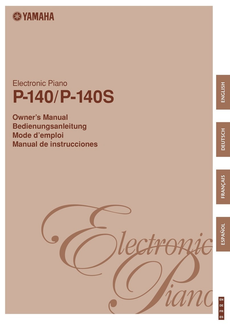 Yamaha P-140P-140S User manual