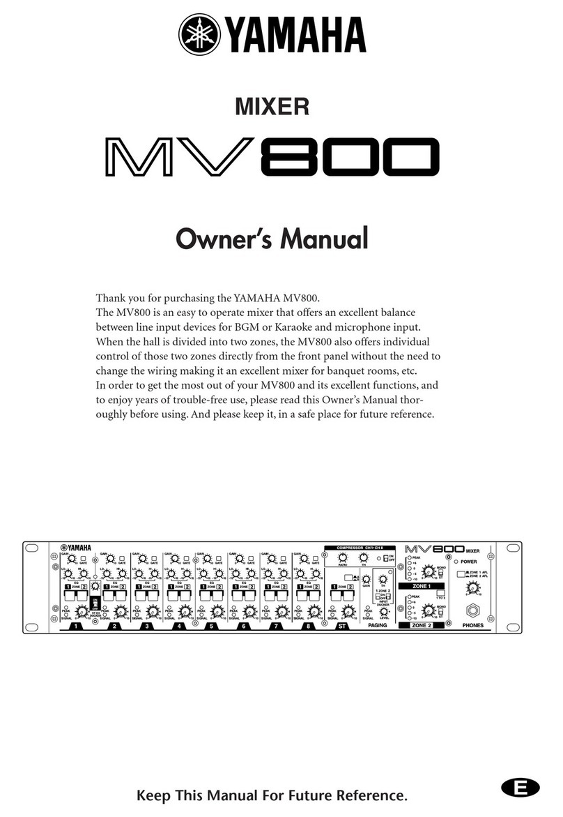Yamaha MV800 owner's manual