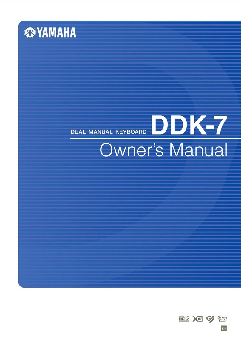 Yamaha DDK-7 User manual Yamaha DDK-7 User manual