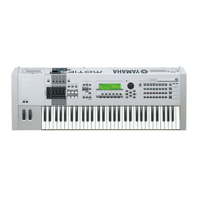 Yamaha MOTIF6 Voice Editor User manual Yamaha MOTIF6 Voice Editor User manual
