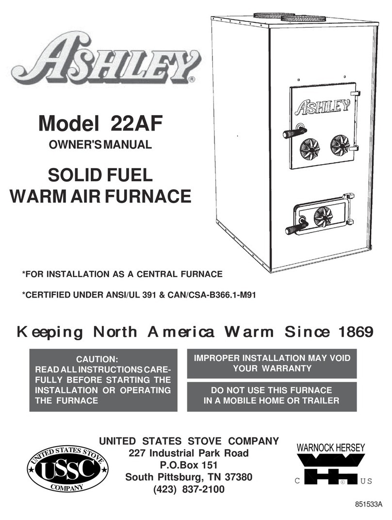 USSC Ashley 22AF owner's manual