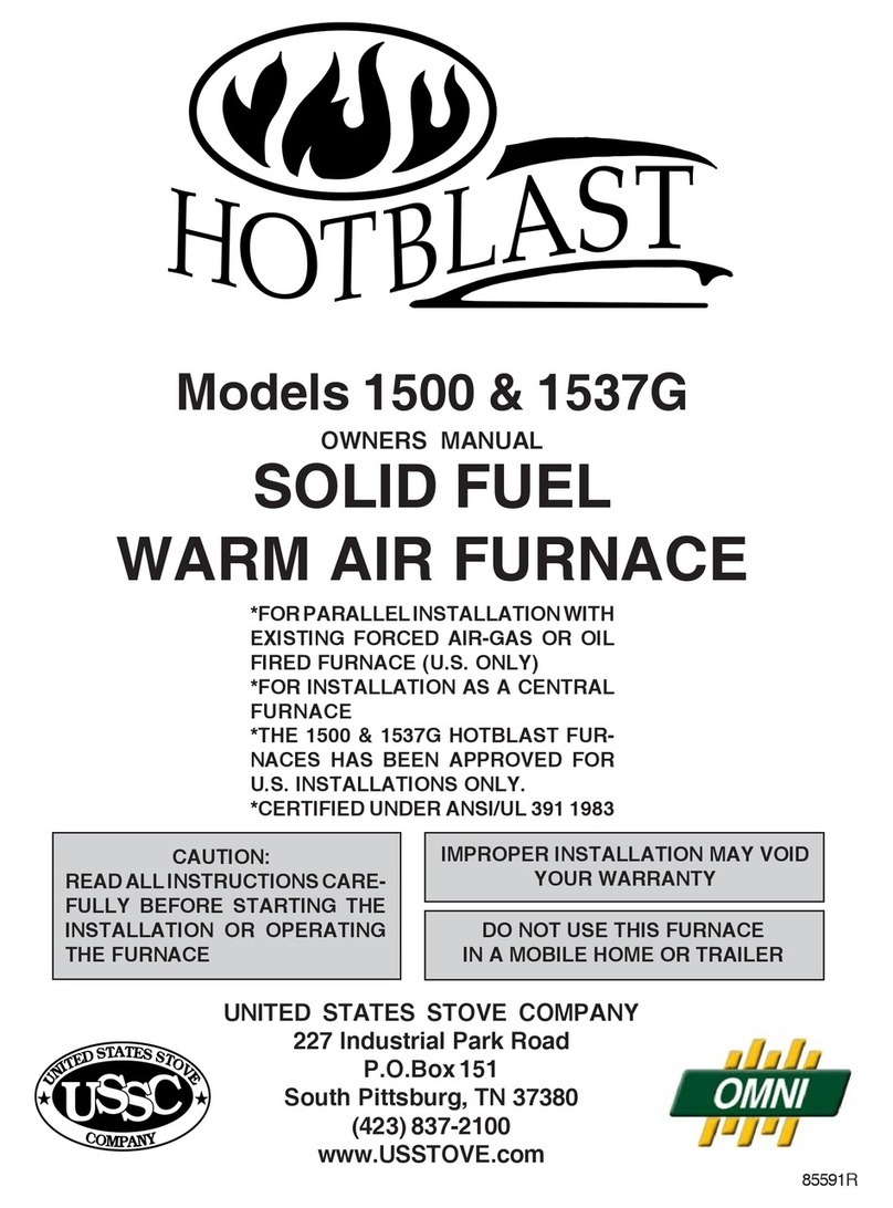 USSC Hotblast 1500 owner's manual