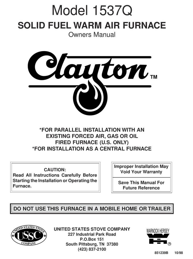 USSC Clayton 1537Q owner's manual