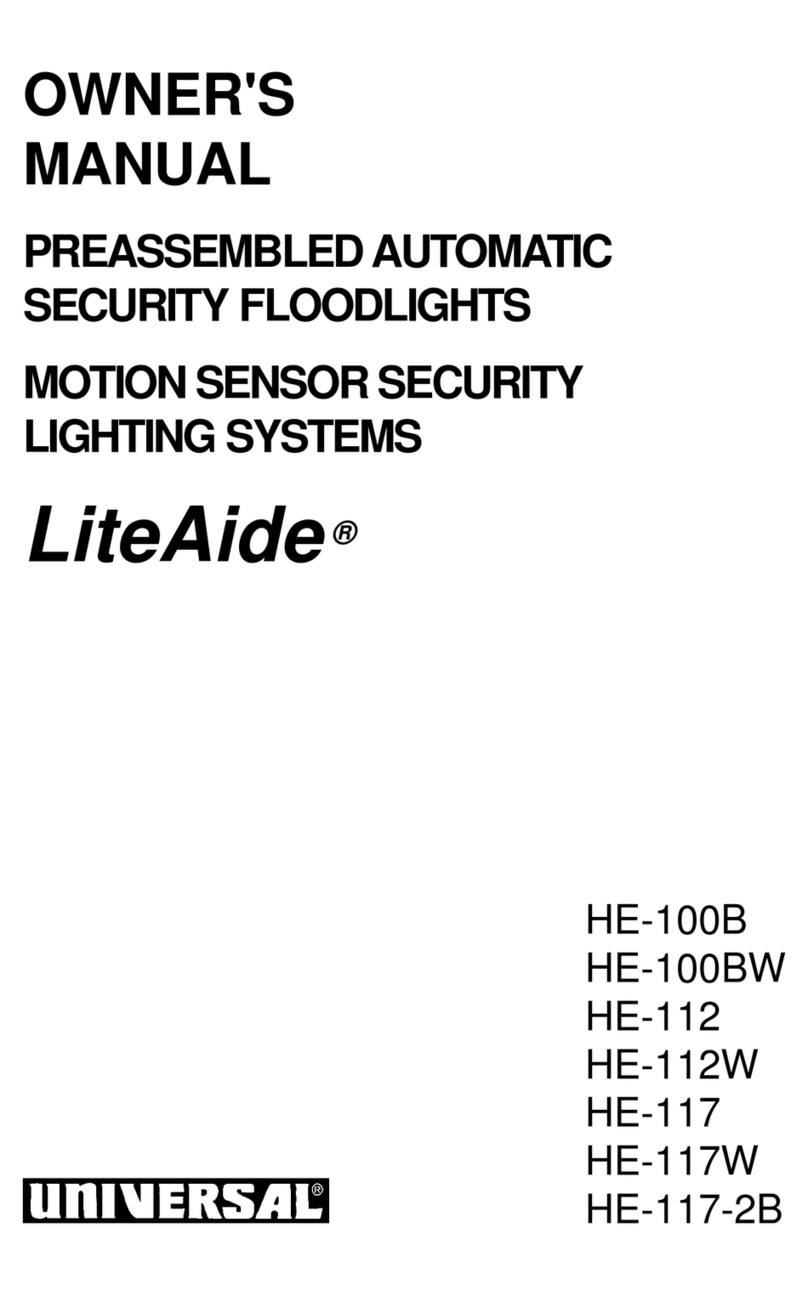 Universal LITEAIDE HE-100B User manual