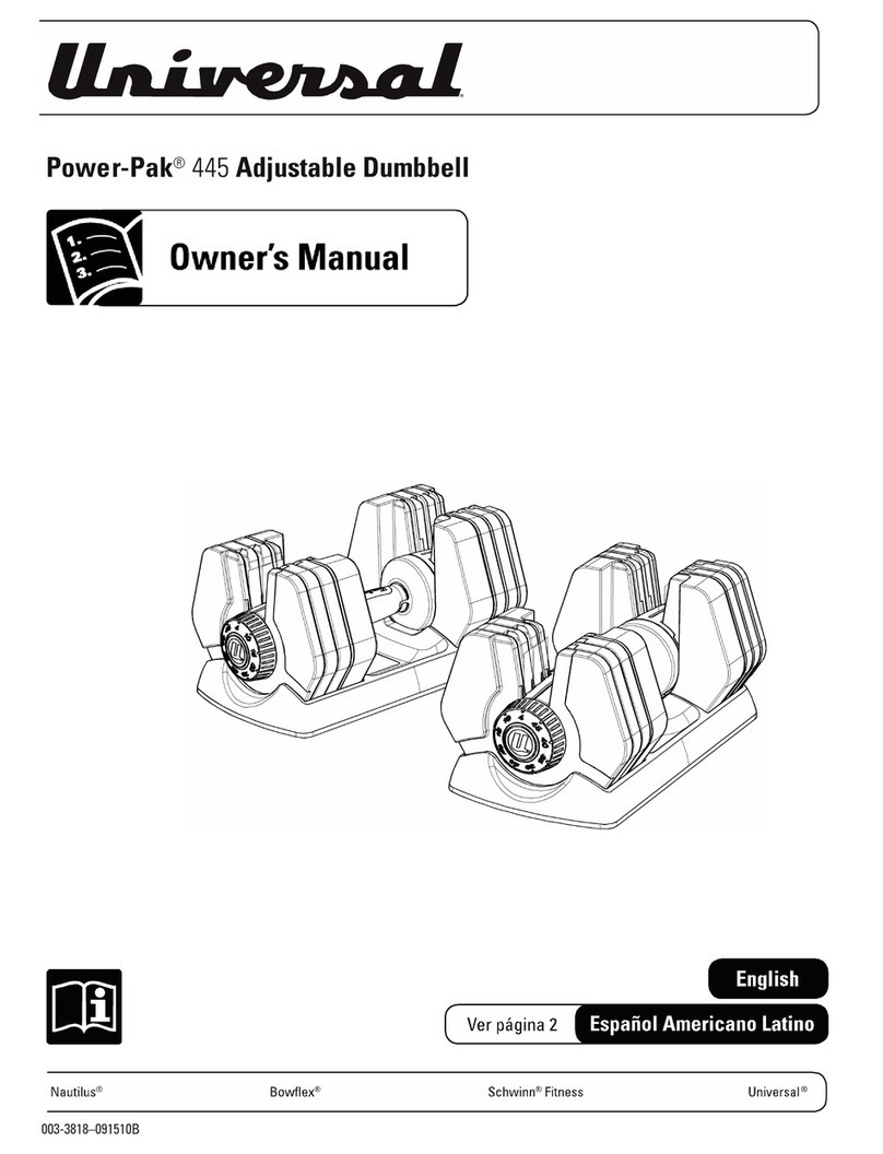 Universal POWER PAK 003-3818091510B User manual