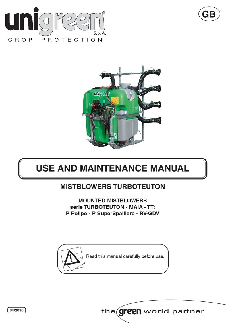 Unigreen TurboTeuton P500 Use and maintenance manual