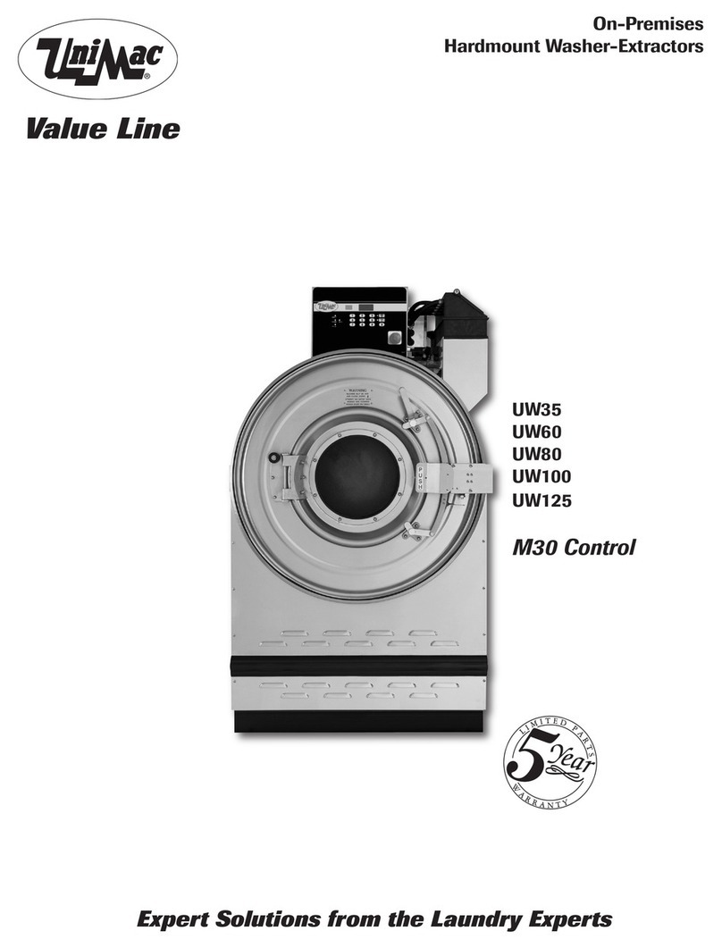 Unimac M30 CONTROL Specifications