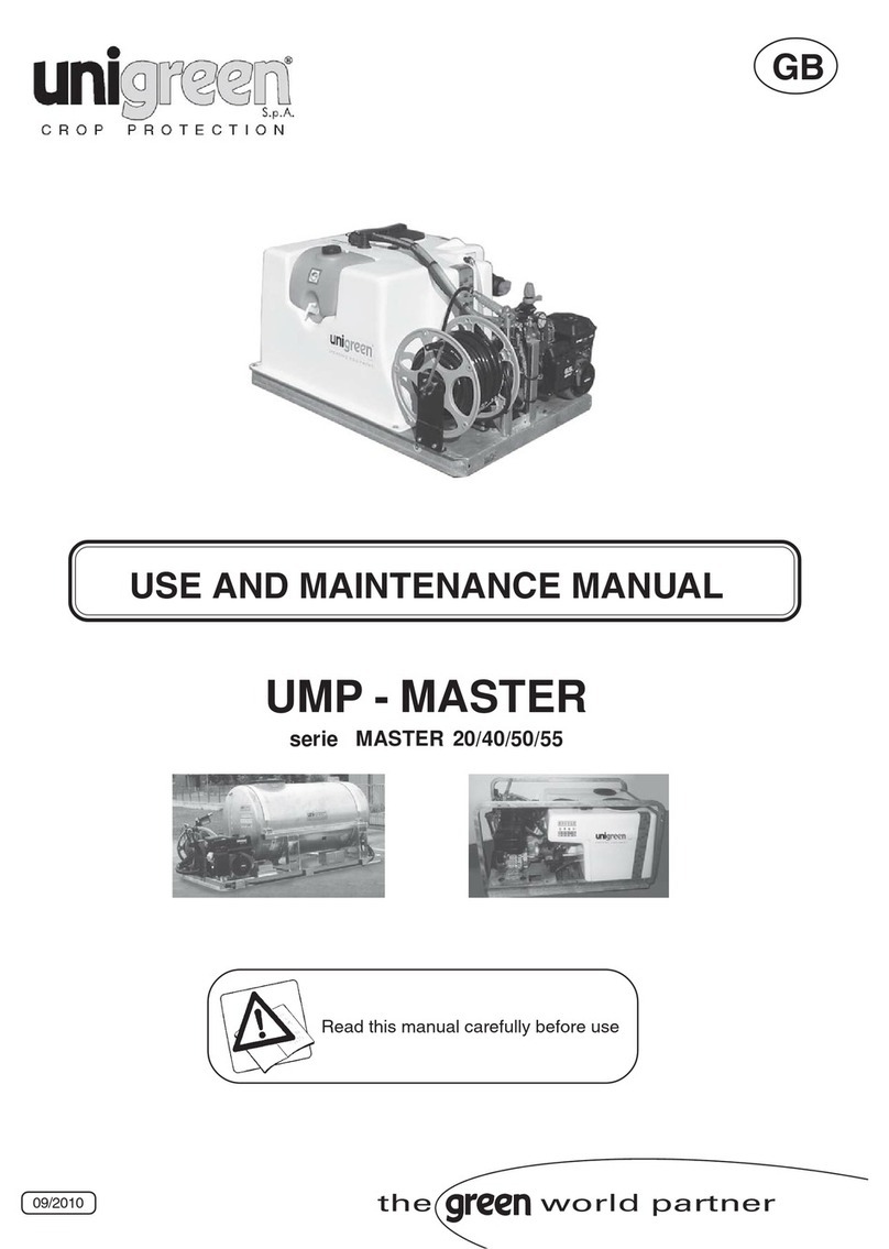Unigreen Master UMP 20 Use and maintenance manual