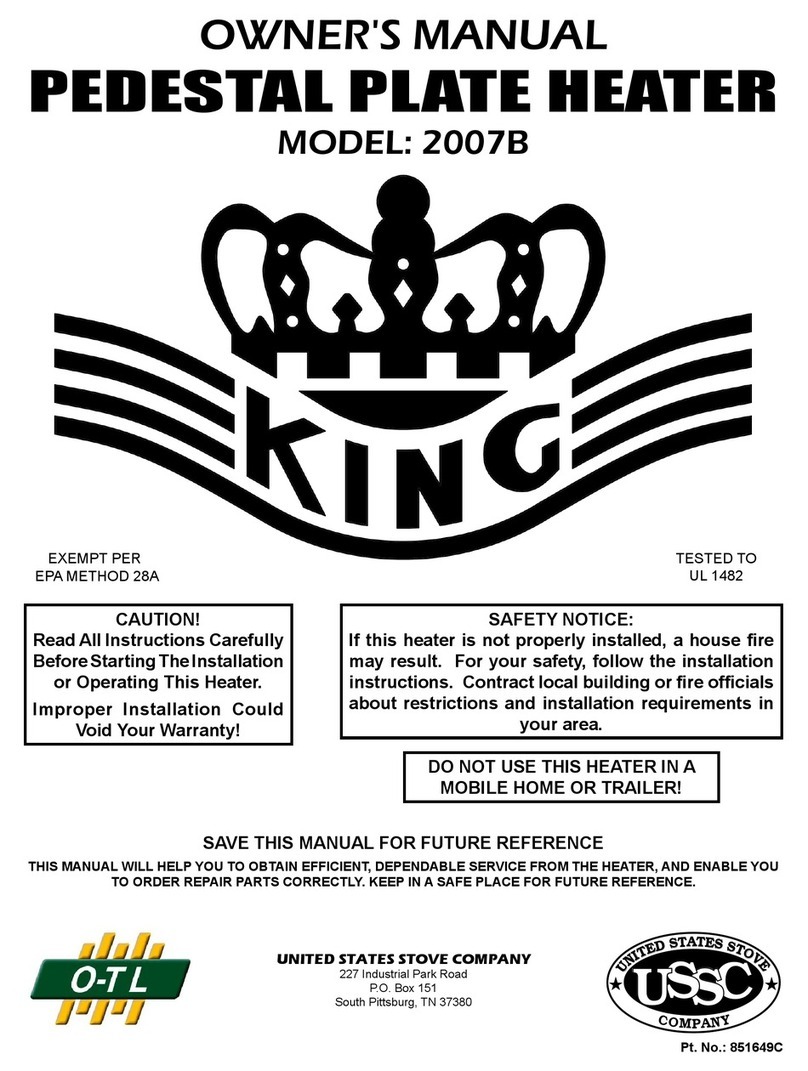 USSC King 2007B User manual